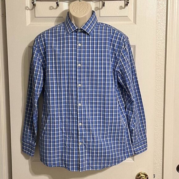 Original Penguin Long Sleeve Button Down Shirt Size 16-32/33 - Picture 1 of 7
